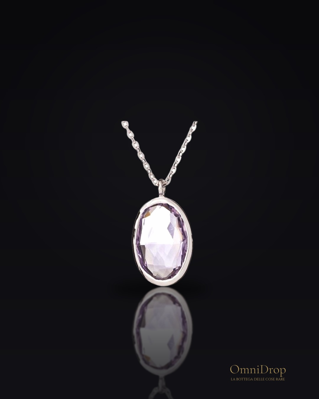Collana ametista viola, per evocare l'essenza dolce