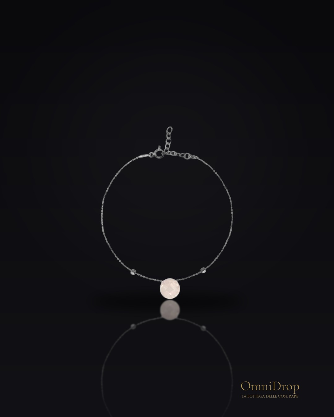 Bracciale quarzo rosa, per trasmettere amore