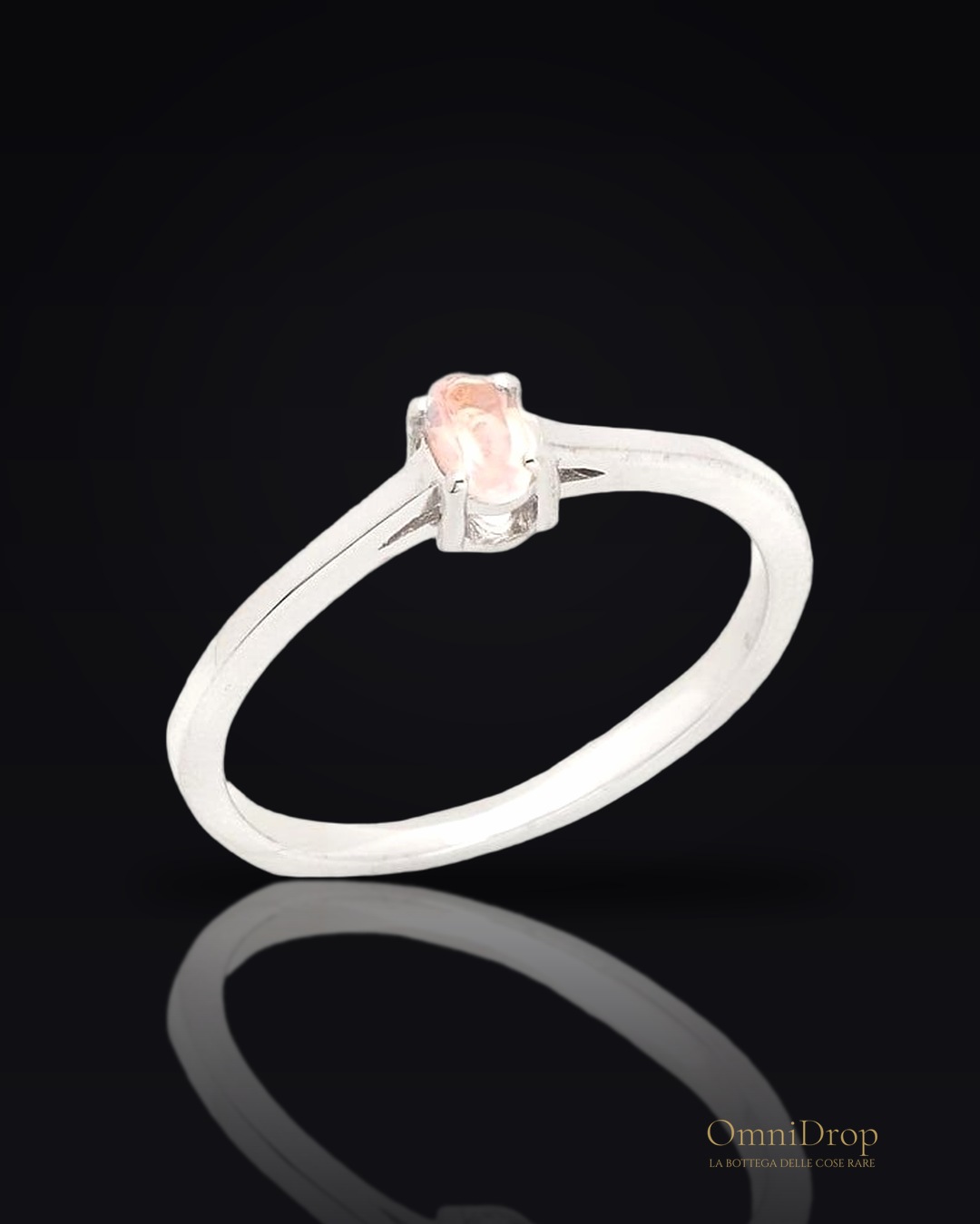 Anello quarzo rosa, per ispirarti naturalmente