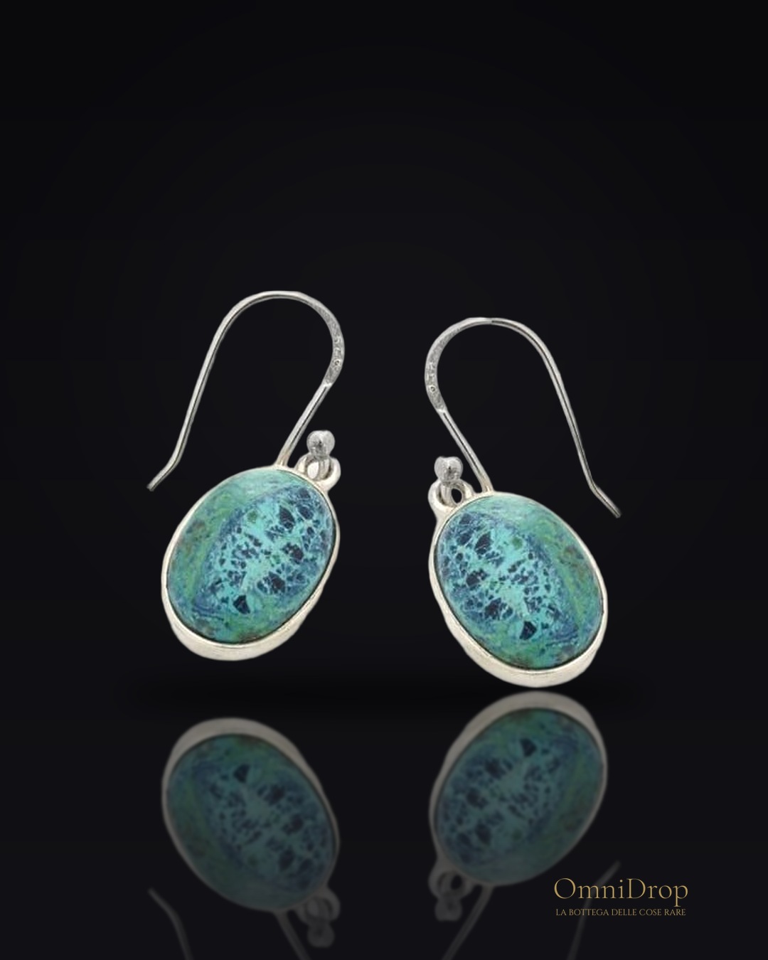 Orecchini Shattuckite Blu, Per evocare i tuoi sogni
