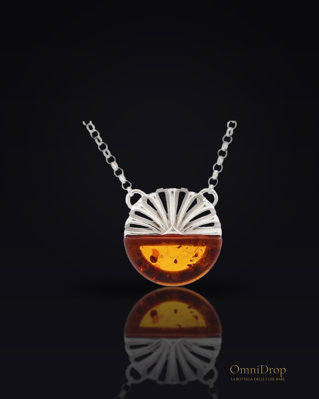 Collana Ambra Cognac, Per Portare Con Te Un'Intenzione