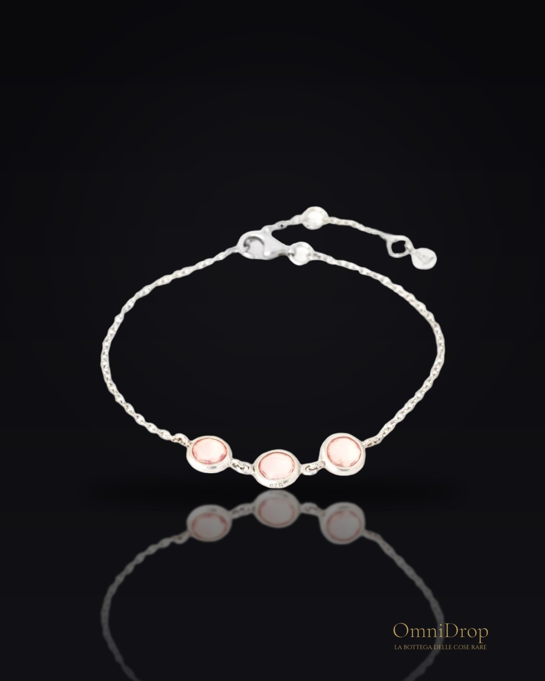 Bracciale Quarzo Rosa, Per portare l'amore semplice