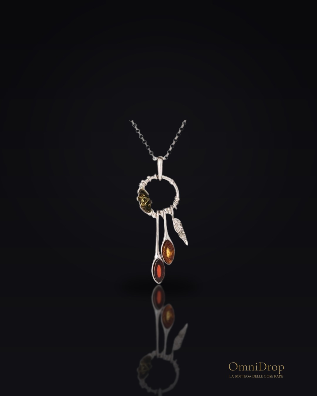 Collana ambra multicolore, per raccontare storie