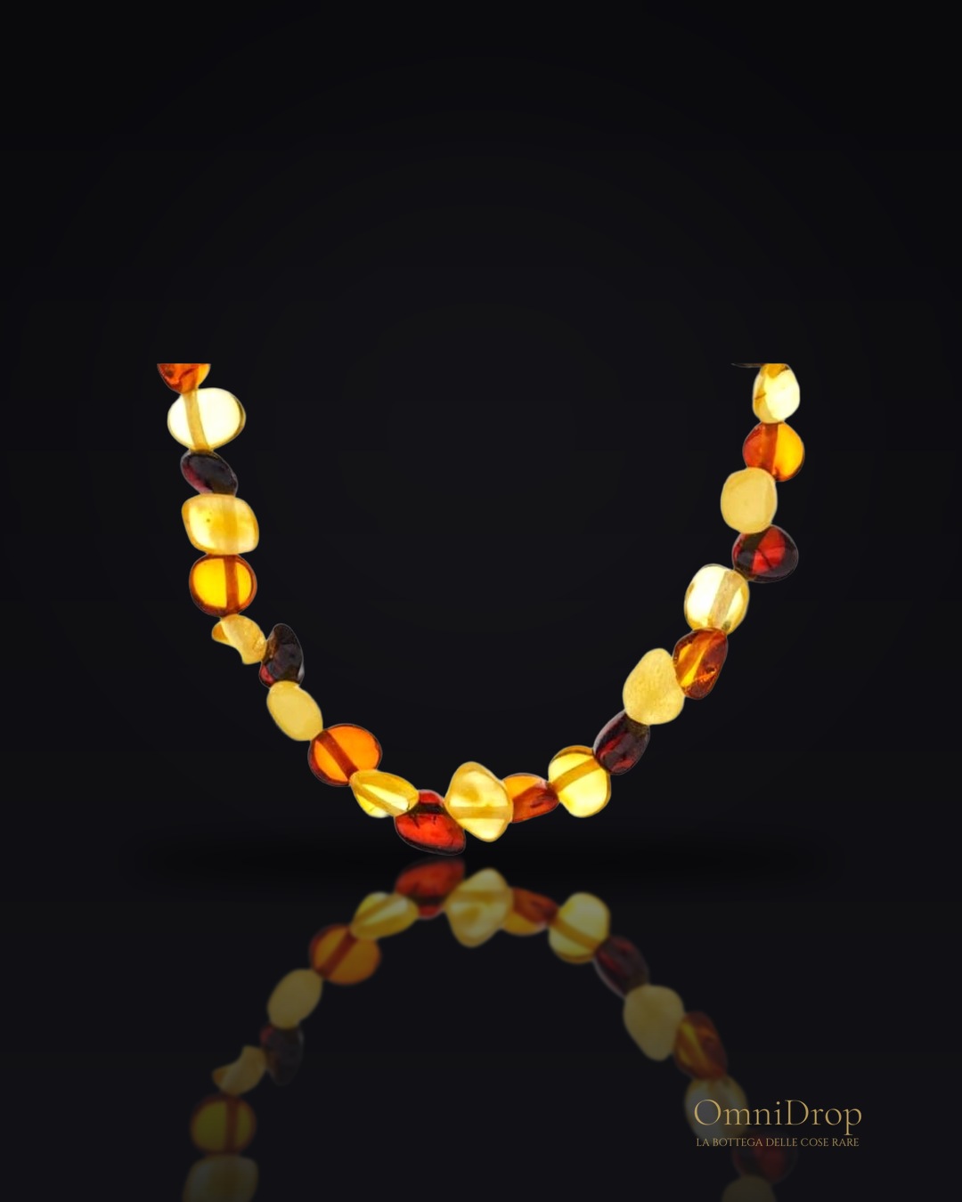 Collana ambra multicolore, per evocare ricordi preziosi