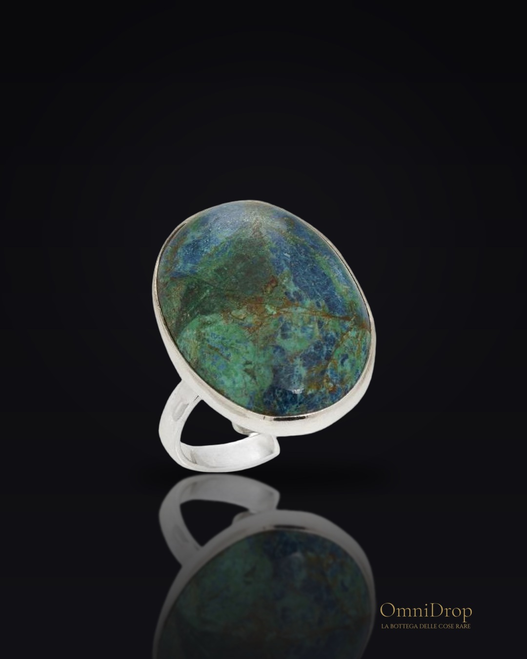 Anello Shattuckite Blu, Per l'eternità dolce della memoria