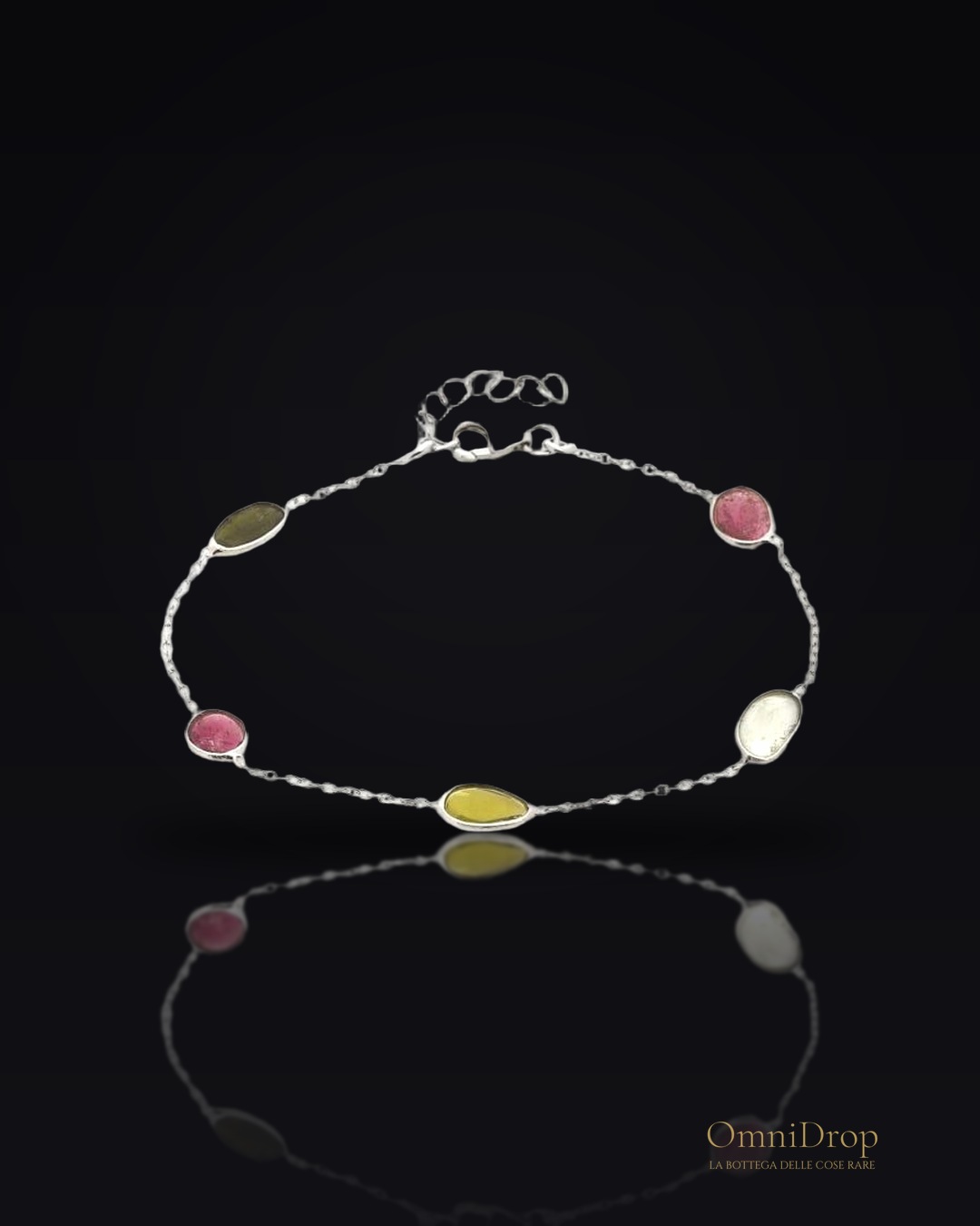 Bracciale tormaline multicolori, per portare la luce del sole