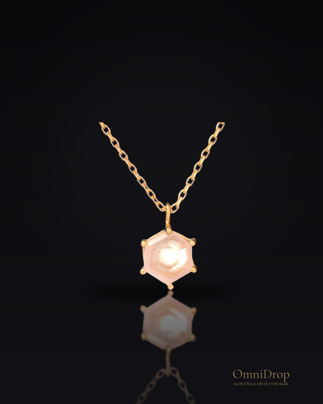 Collana quarzo rosa, per illuminare il tuo cammino