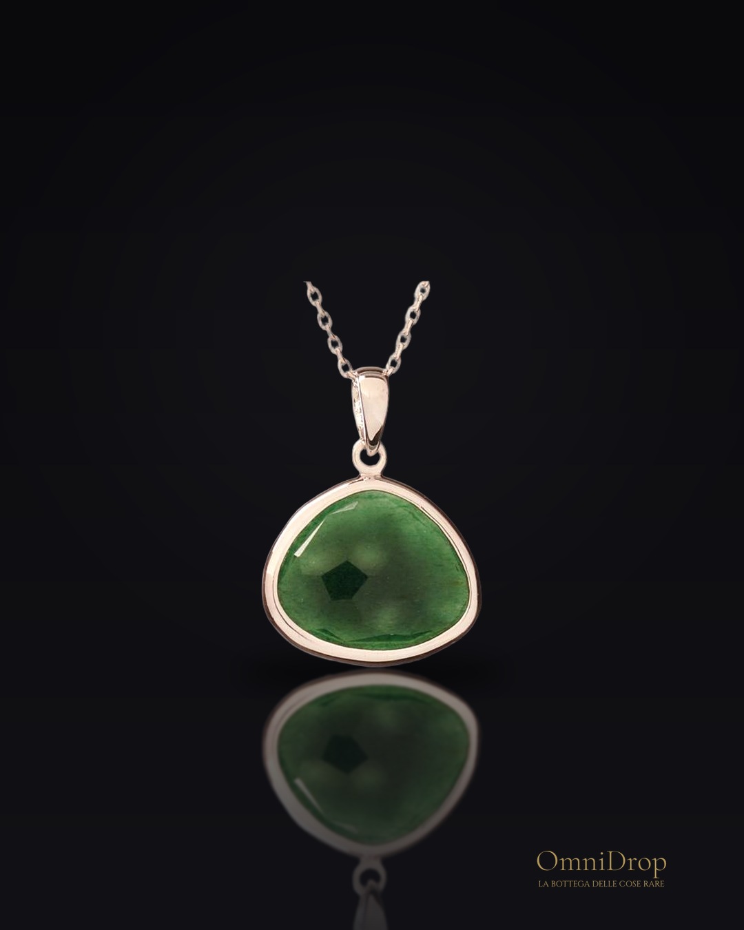 Collana avventurina verde, per un viaggio interiore