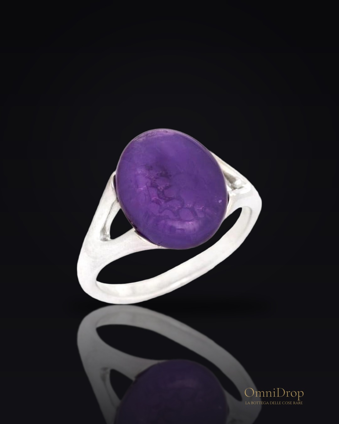 Anello ametista viola, per esprimere i tuoi pensieri