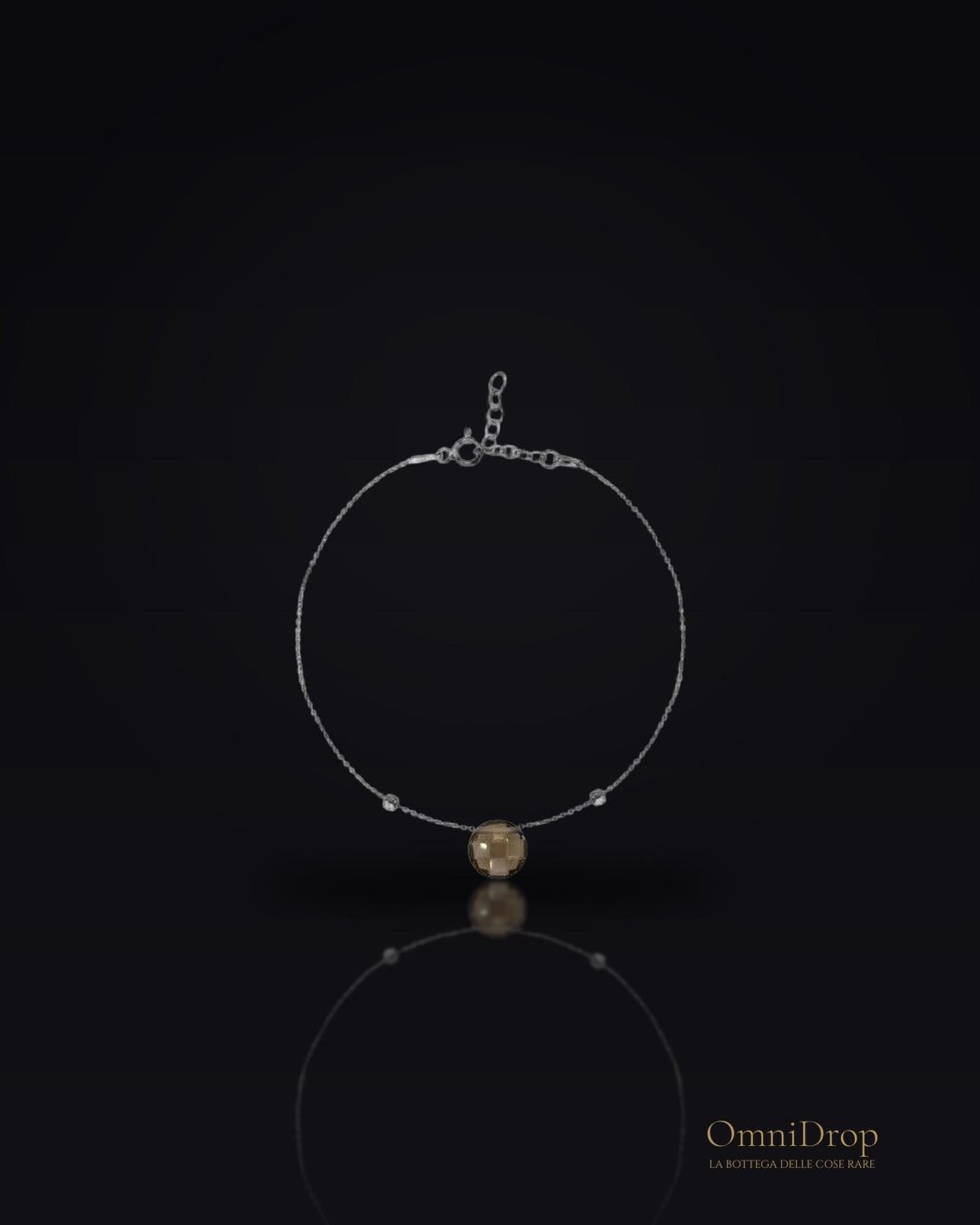 Bracciale quarzo fumé, per portare l'essenza del giorno
