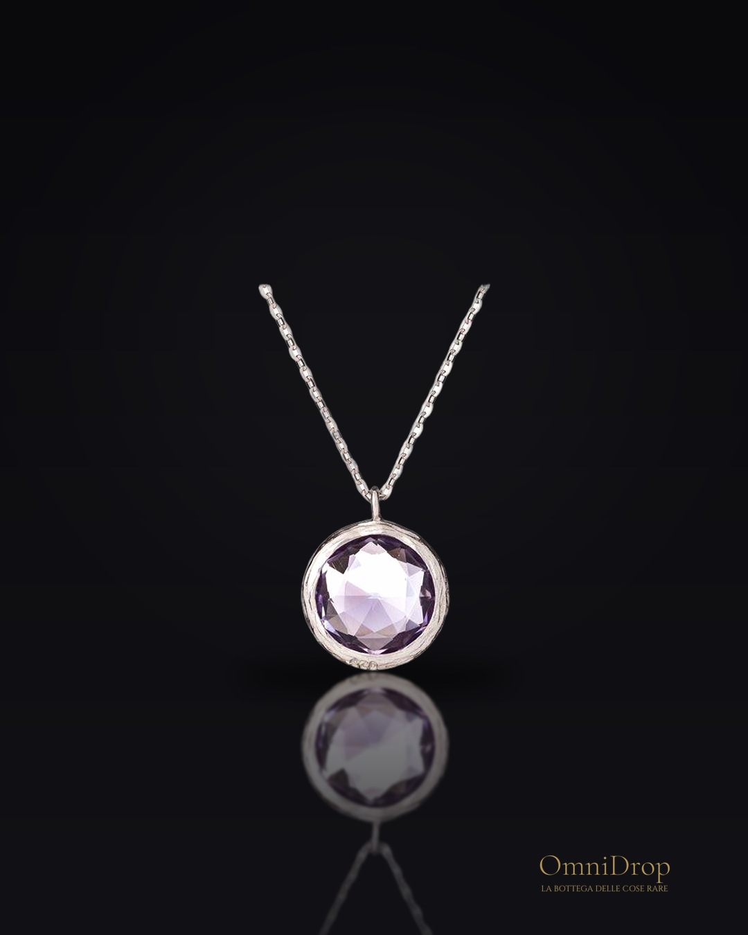 Collana in argento 925 rodiato, per celebrare la tua bellezza