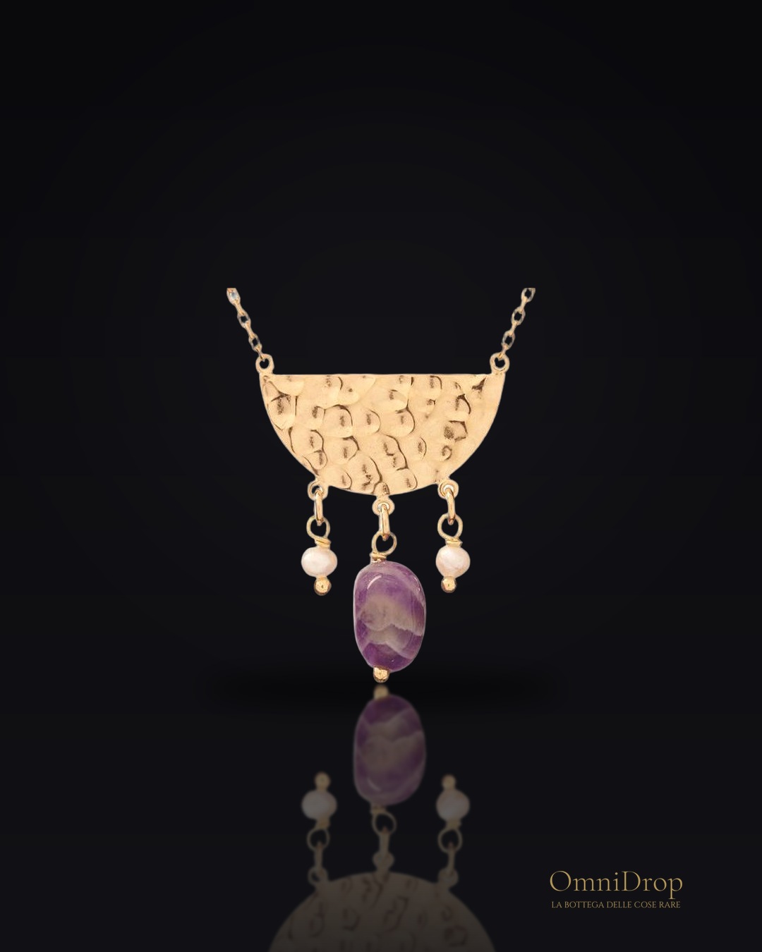 Collana ametista e perle, per evocare l'intrigo