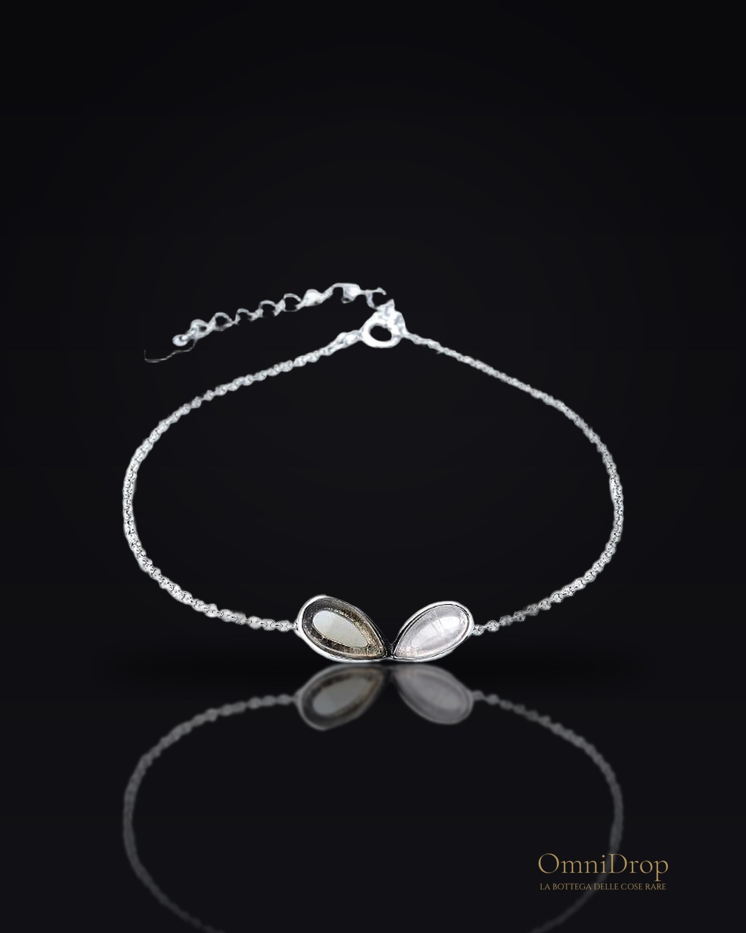 Bracciale Quarzo Rosa, Fumé, Per Portare la Ppace