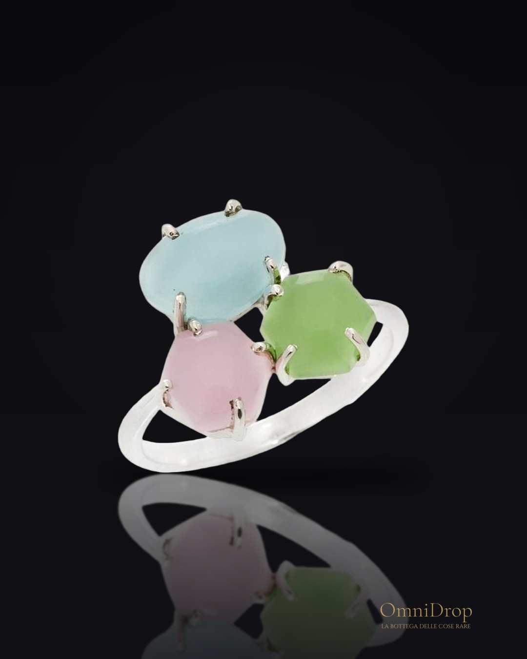 Anello d'argento per chi tiene il suo cuore nella sua mano, per non dimenticare chi sei