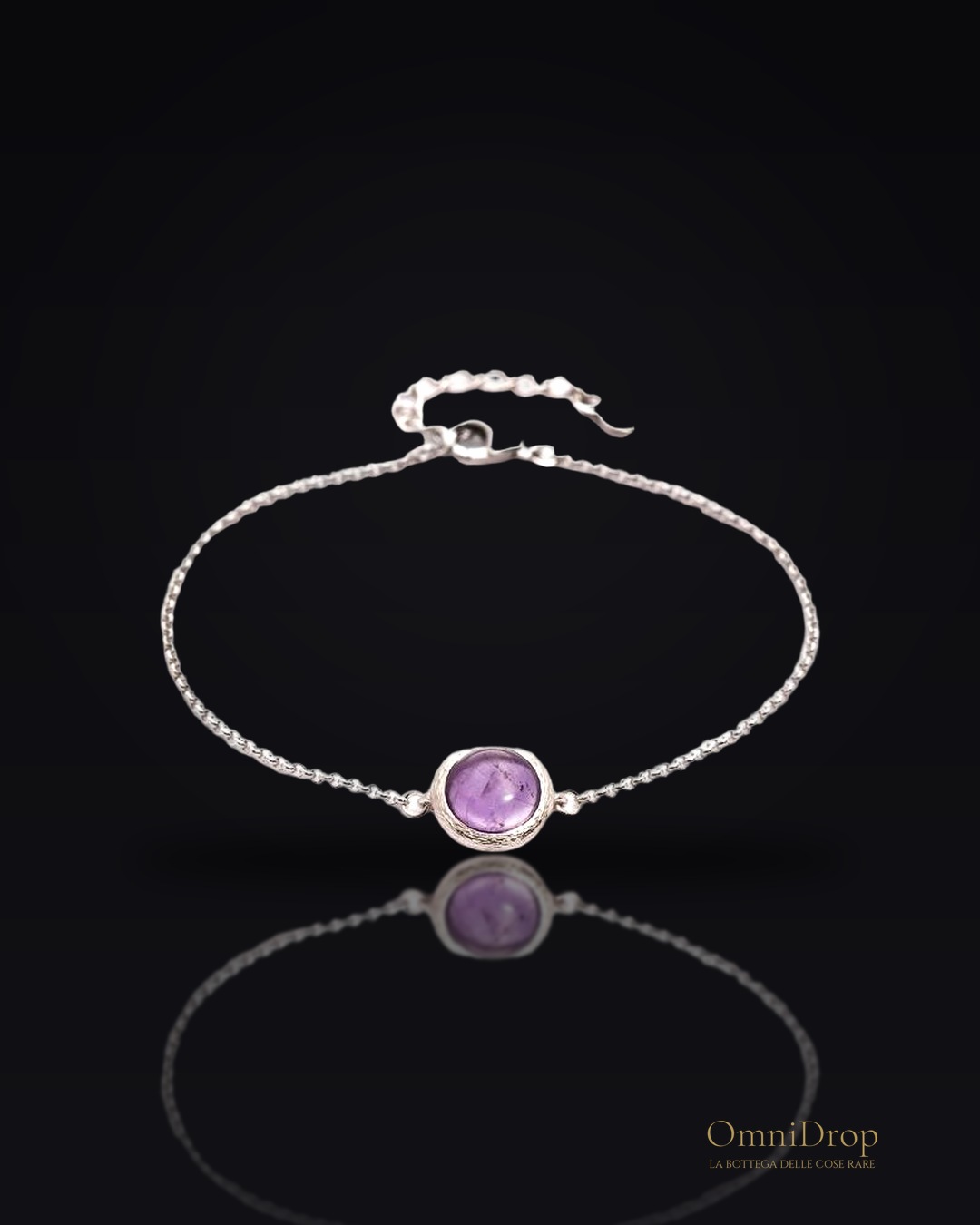Bracciale Ametista Viola, Per Portare Con Te la Pura Bellezza