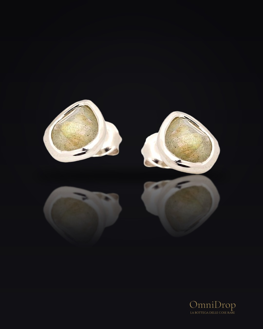 Orecchini multicolore labradorite, per raccontare la tua storiaby