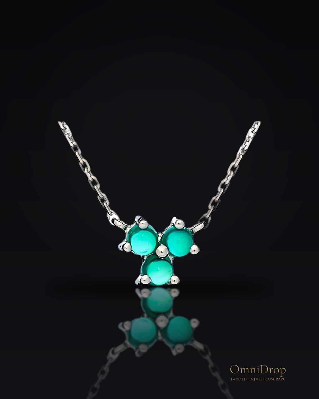 Collana Onice Verde, Per Portare Con Te Un'intenzione