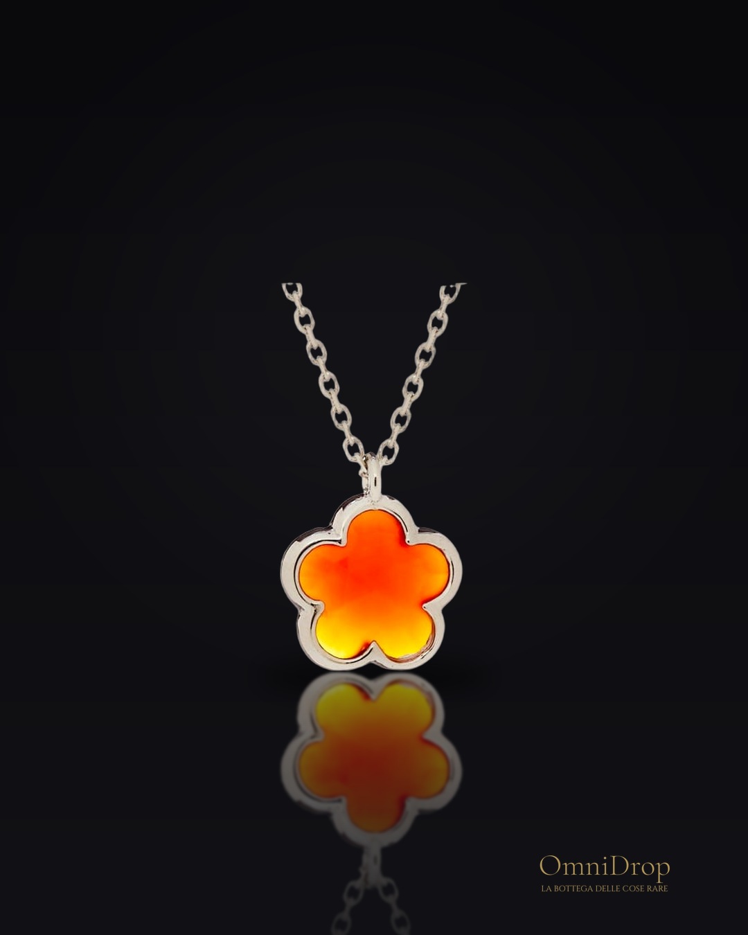 Collana Clover 5, Onice rosata per portare con te un'intenzione