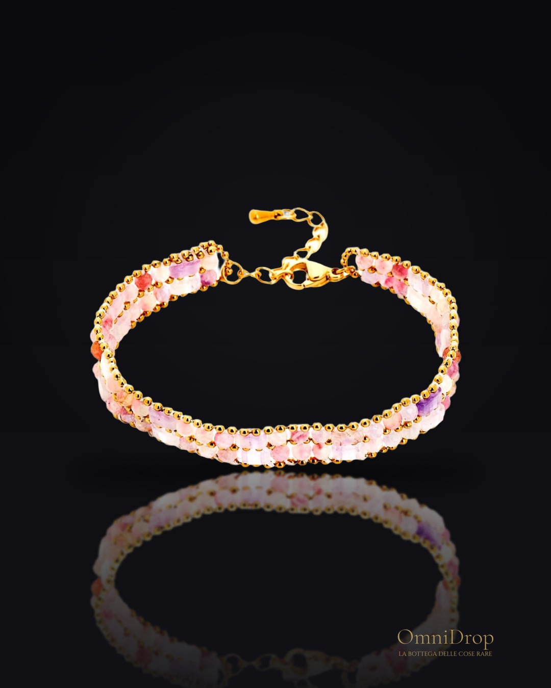 Bracciale tormalina multicolore, per evocare l'essenza della natura