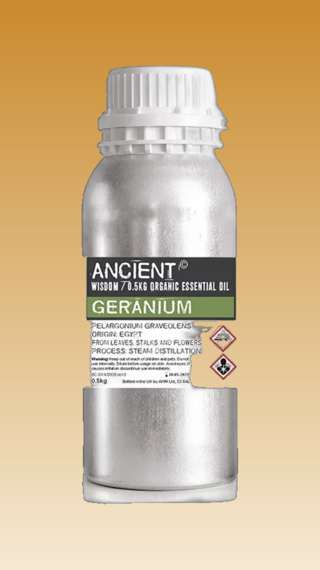 Olio essenziale biologico di geranio — un rituale di equilibrio e armonia interiore (n. 178754)