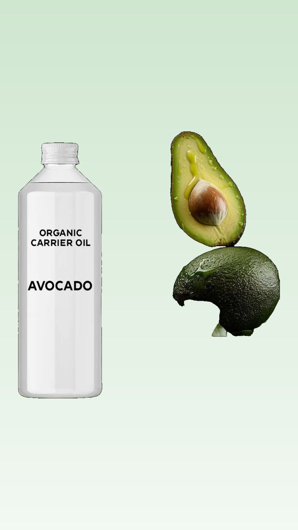 Olio di avocado biologico — nutriente per la pelle