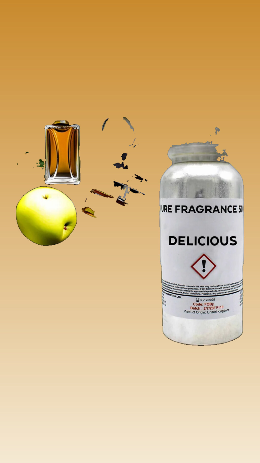Olio profumo puro delizioso 500 ml — per massaggi rilassanti