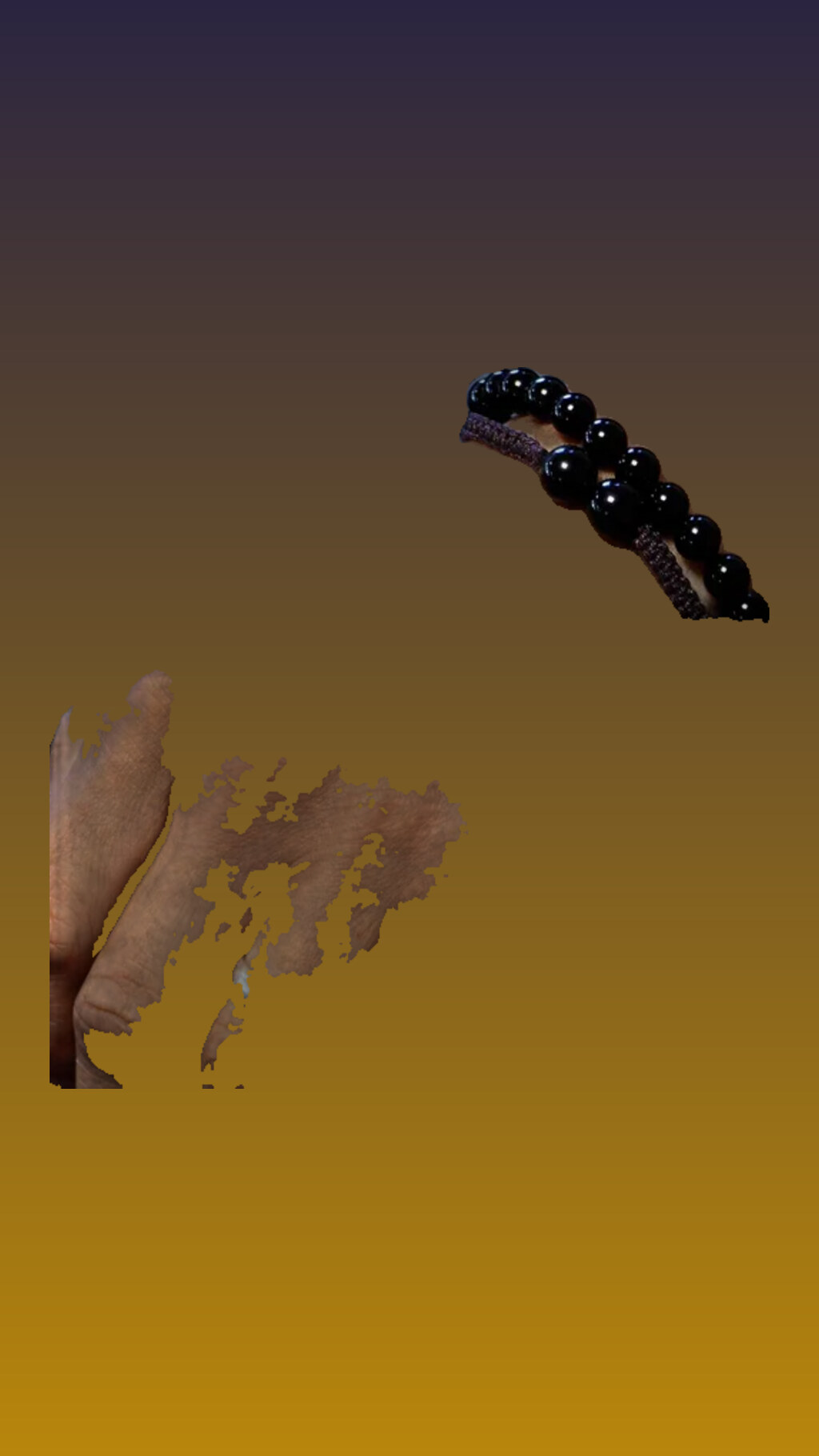 Doppio bracciale in agata nera — per radicarti e custodire la tua energia