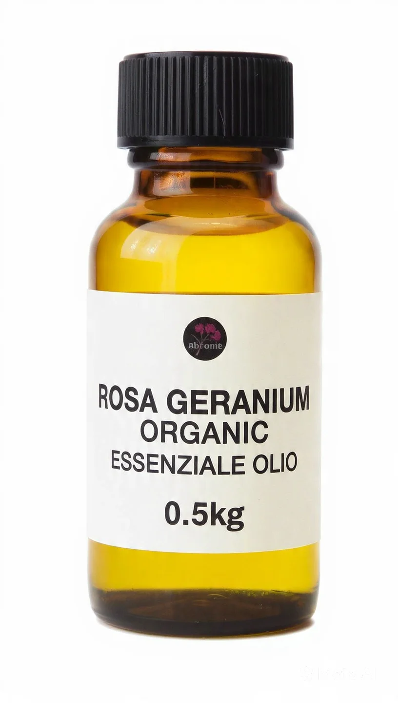 Olio essenziale biologico di geranio rosa — un rituale di armonia e amore proprio (n. 178764)