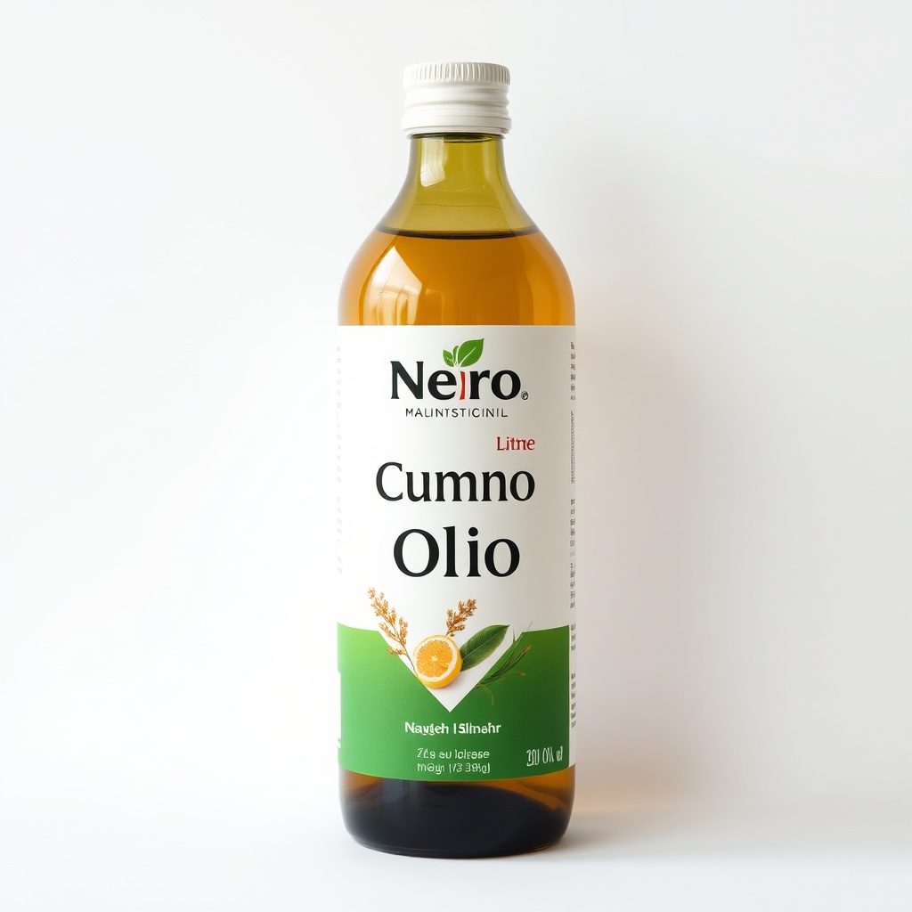 Olio di cumino nero — Condimento per piatti mediterranei